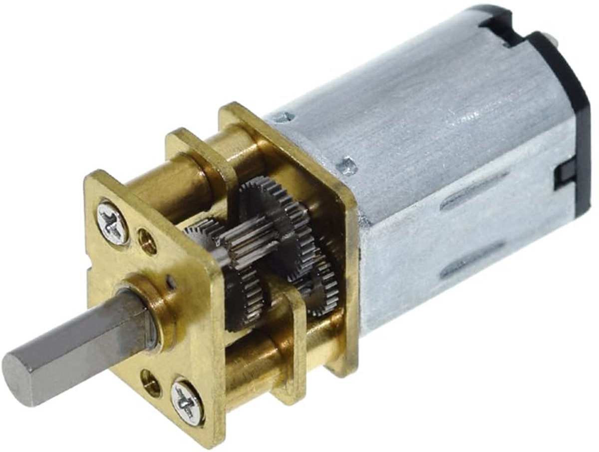 snelshoppen 2pcs n20 gear motor 3v 6v 12v 100rpm mini dc motor met hoge koppel en meerdere snelheden voor robot smart car diy projecten