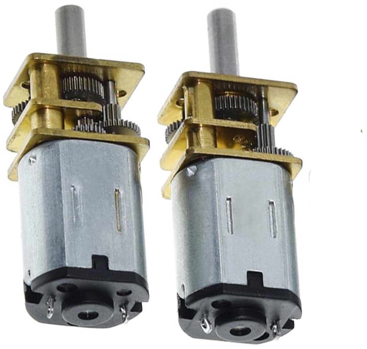 snelshoppen 2pcs n20 transmission motor 6v 100rpm mini dc motor met hoge koppel en meerdere snelheden voor robot en slimme auto s