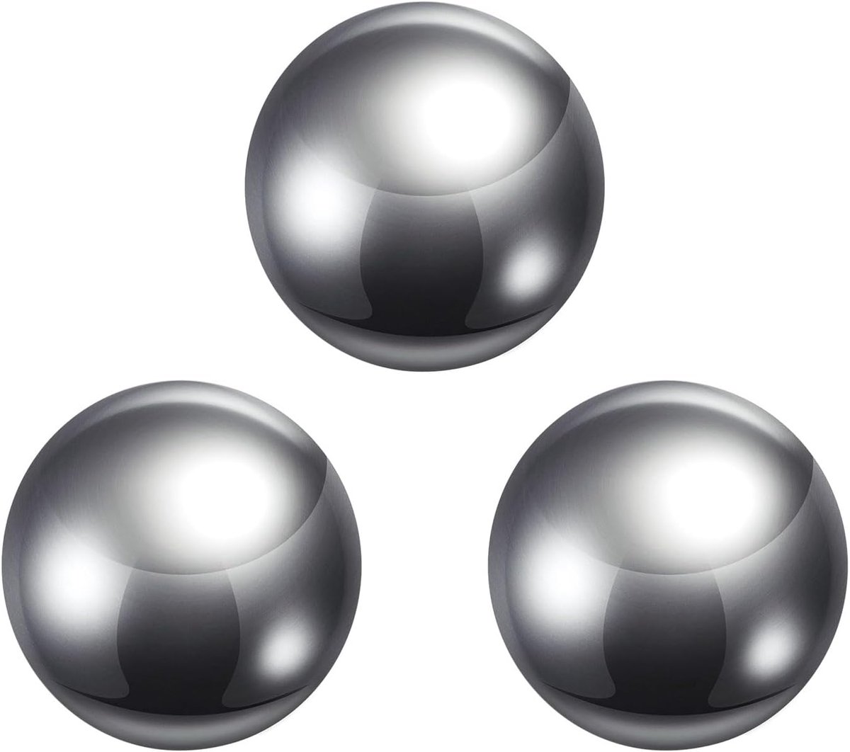 snelshoppen 3 stuks 30 mm g10 precisie metalen kogellagers staalballen voor fietsen skateboards wielen zilver