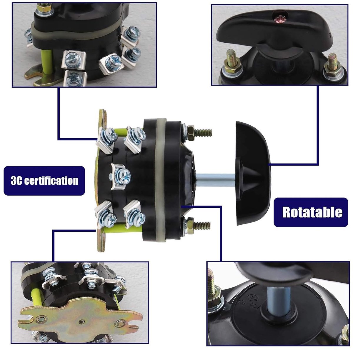 snelshoppen 3 versnellingen vooruit achteruit schakelaar 380v 10a voor elektrische quad fietsen atv s pedicab go kart accessoires