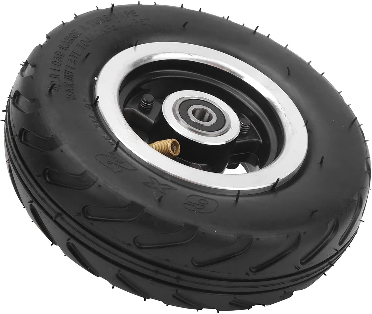 SnelShoppen - 6x2 Inch Luchtbanden voor Elektrische Scooter - Rubber Pneumatische Banden met Aluminium Velg - Sterke Grip - Duurzaam en Lichtgewicht Buitenspeelvoertuigaccessoire kopen online