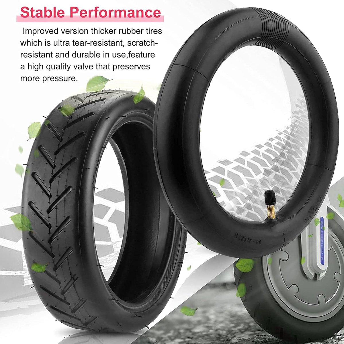 snelshoppen 8 5 inch elektrische scooter banden 50 75 6 1 binnenband 8 1 2 x 2 duurzame anti slip banden voor xiaomi m365 en andere scooters