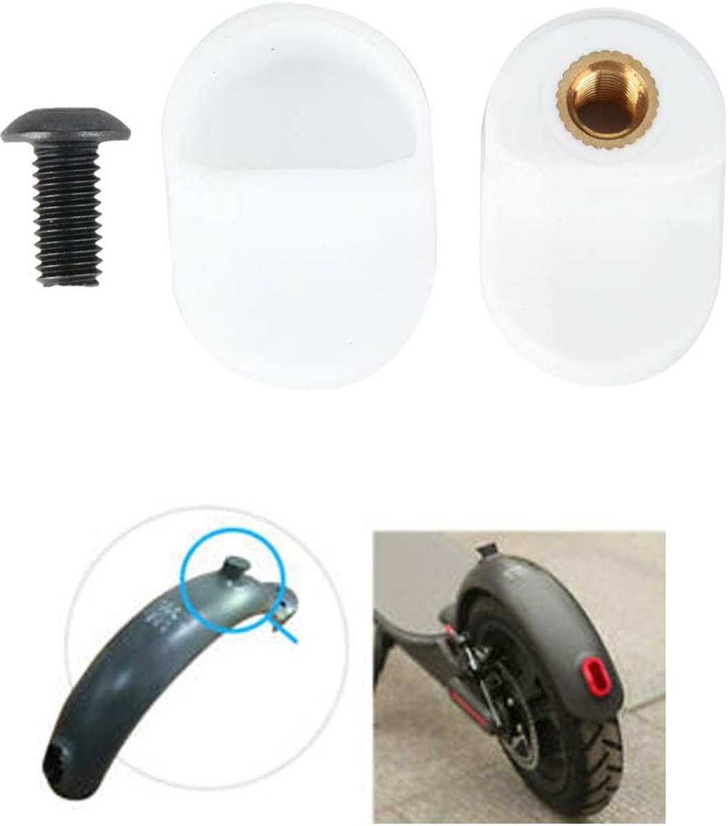 snelshoppen achter fender haak silica gel sleeve geschikt voor elektrische scooter 2 stuks duurzaam en sterk m365 accessoire