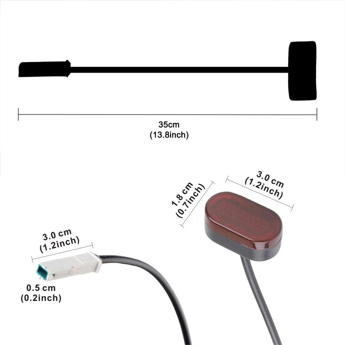 snelshoppen achterspatbord met achterlichten geschikt voor elektrische scooter xiaomi 1s m365 pro hoogwaardige abs en pc duurzaam en lichtgewich