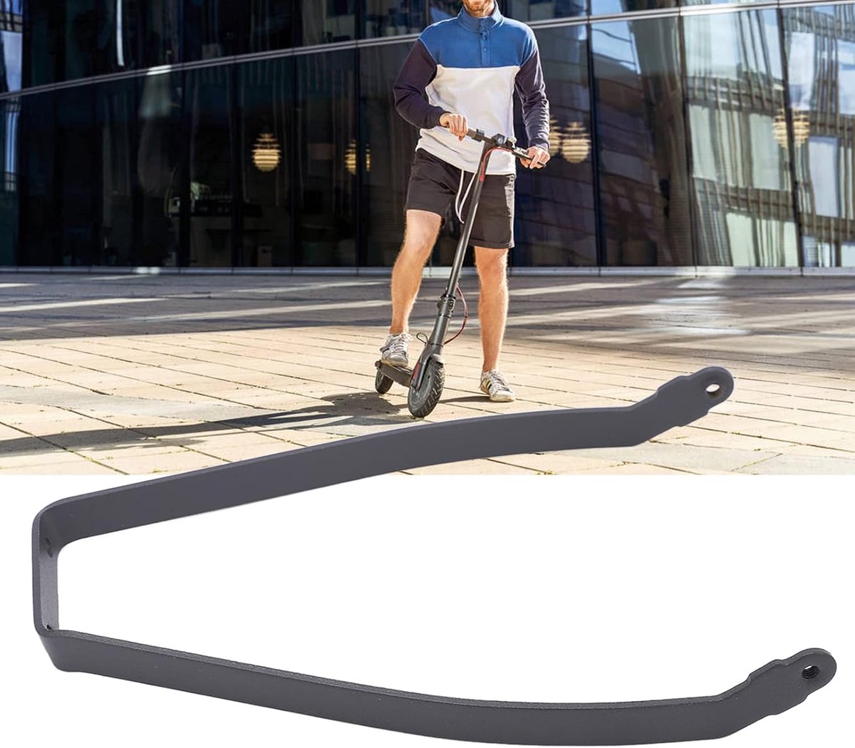 snelshoppen achterspatbord steun bevestigingsset met schroeven voor elektrische scooter vervangende onderdelen aluminium legering duurzaam en