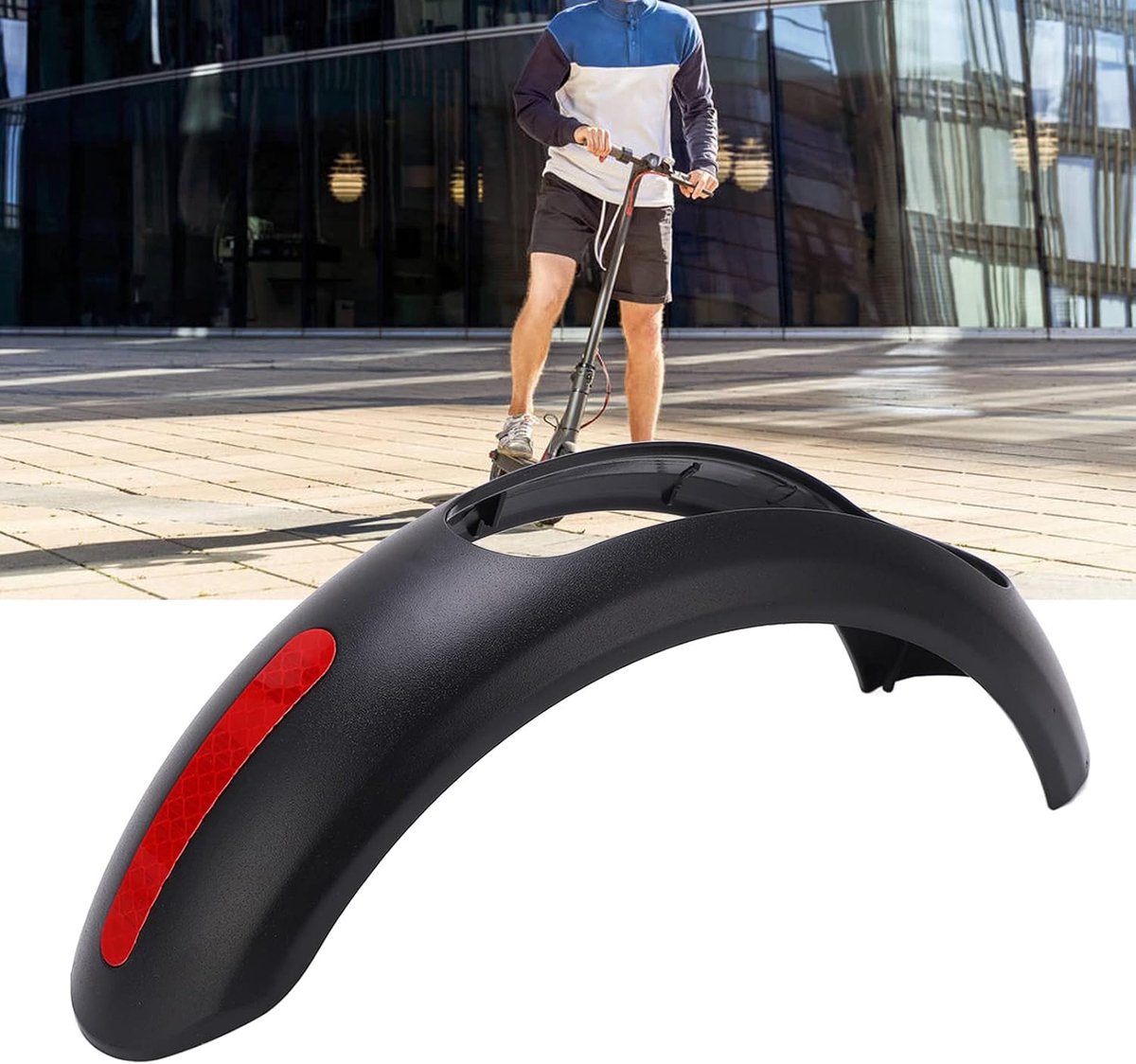 snelshoppen achterwiel mudguard shell cover accessoire voor elektrische scooter es1 es2 es3 es4 premium abs eenvoudige installatie lichtgewicht e