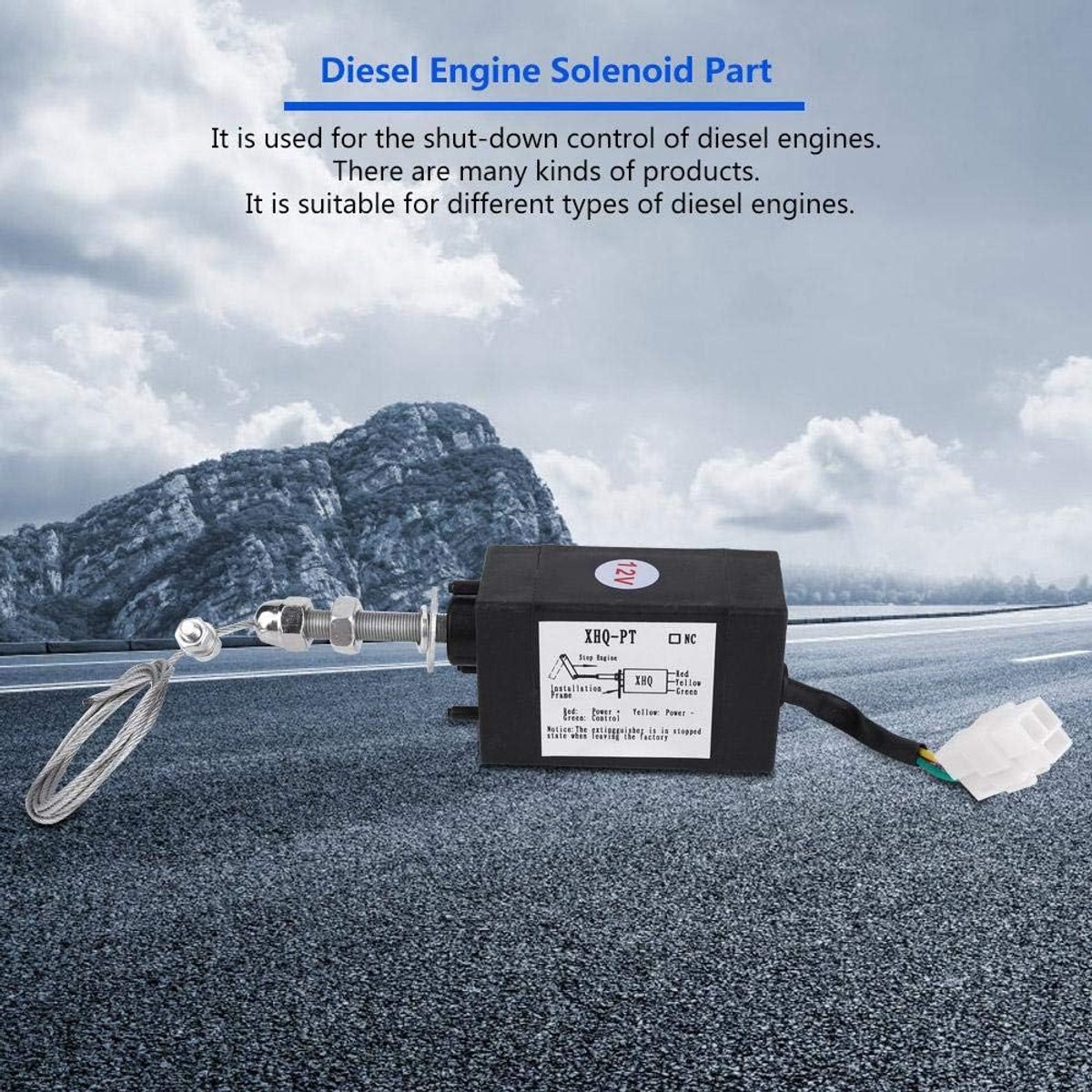 snelshoppen brandstofklep soleno de 12v xhq pt elektrische soleno de ventiel voor diverse diesel motoren betrouwbare stopfunctie laag energieverb