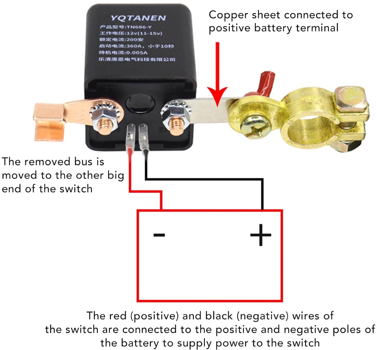 snelshoppen car battery separation switch 200a 12v afstandsbediening uitschakelsysteem met 2 draadloze fobs voor auto accu