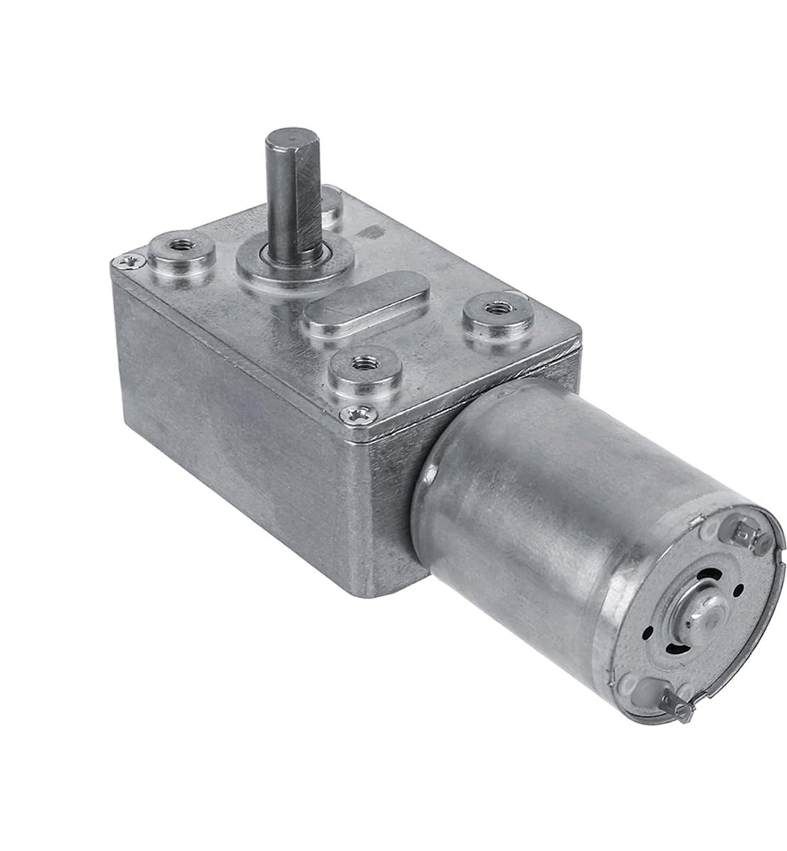 SnelShoppen - DC 12V Hoge Koppel Omkeerbare Turbine Tandwielmotor met Snelheidsreductie - Elektrische Motor van Metaal - 5/6/20/40/62 (U/MIN) (6RPM) Speelgoedaccuvoertuig kopen online