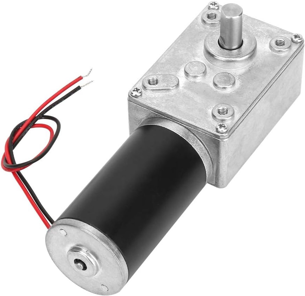 snelshoppen dc 24v turbo worm gear motor omkeerbare snelheid verminderde elektrische versnellingsmotor 8mm as 40rpm met duurzaam koper en stille m