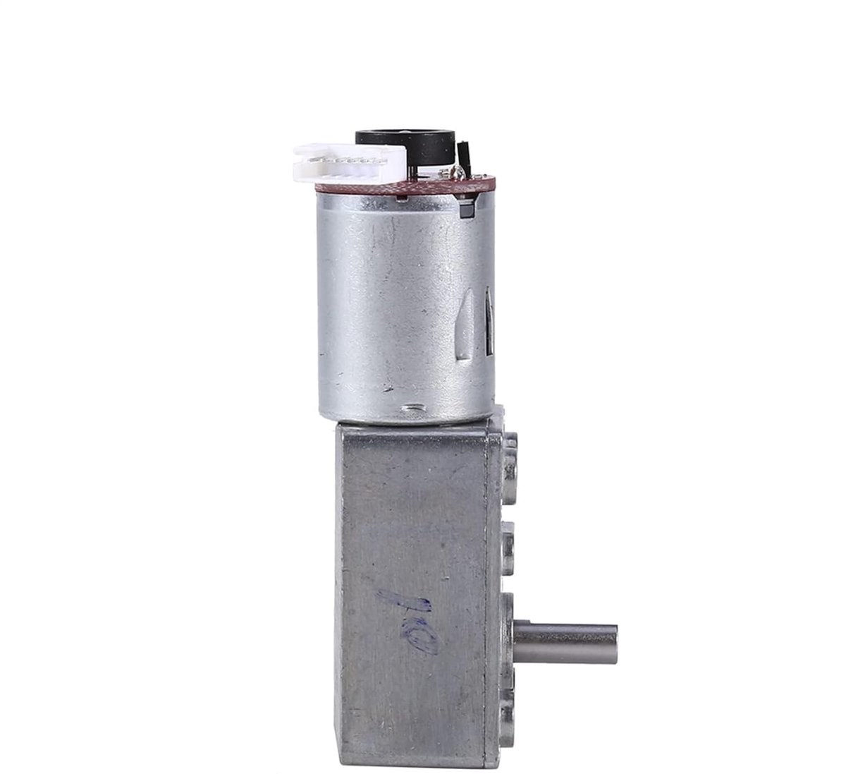 SnelShoppen - DC Worm Gear Motor 12V Hoog Koppel Reducerende Versnellingsbak met Encoder Sterke Zelfsluitende 6mm Uitgangsas (20RPM) Speelgoedaccuvoertuig kopen online