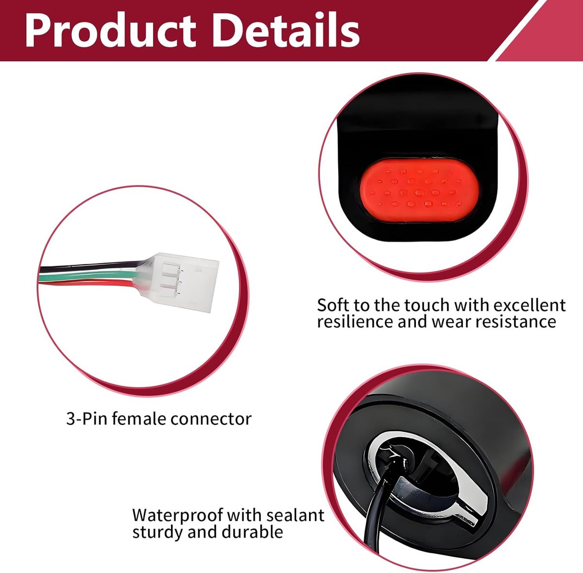 snelshoppen elektrische scooter accelerator controller voor m365 pro pro2 1s essential gevoelige en duurzame versnelling rood 3 pool