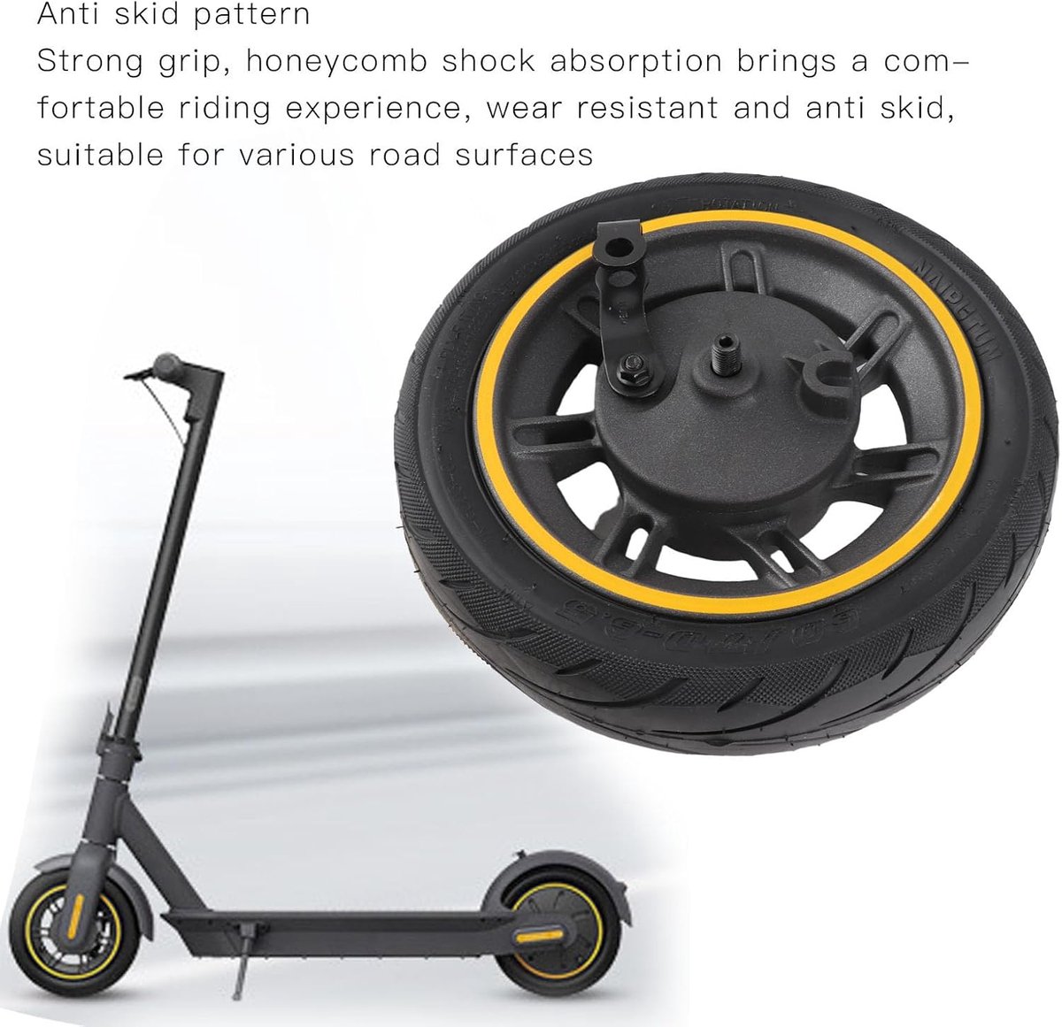 snelshoppen elektrische scooter voorwiel voor ninebot 9 max g30 10 inch 60 70 6 5 vervangwiel met trommelrem pneumatische vacuumbanden scooter ac