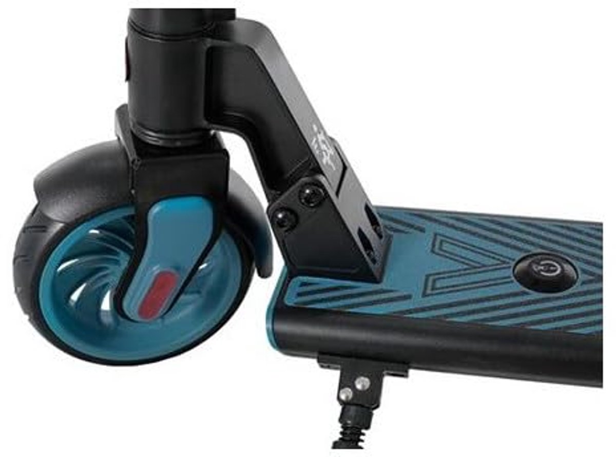 snelshoppen elektrische step voor kinderen wispeed t650 6 5 inch blauw 8 km u voetrem achteraan ipx4 waterdicht ideaal voor kinderen van 8 to
