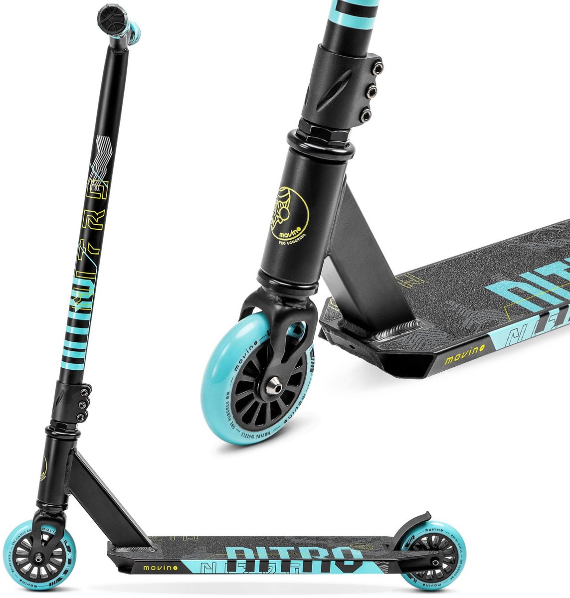 SnelShoppen - Freestyle Stunt Step voor Kinderen - Pro Trick Scooter met ABEC 9 Lagers, Aluminium 6061, 100 mm Wielen, Lichtgewicht 3,5 kg - Perfect v Step kopen online