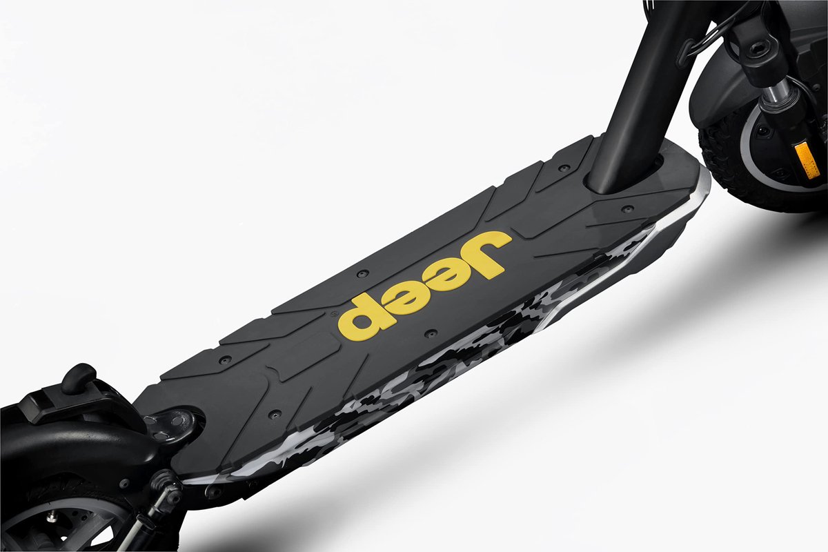 SnelShoppen - Jeep Camou Advanced Safety Elektrische Step met 350 W Motor, Dubbele Schijfremmen, Voor- en Achtervering, Elektronische Bel, Geïntegreer Step kopen online