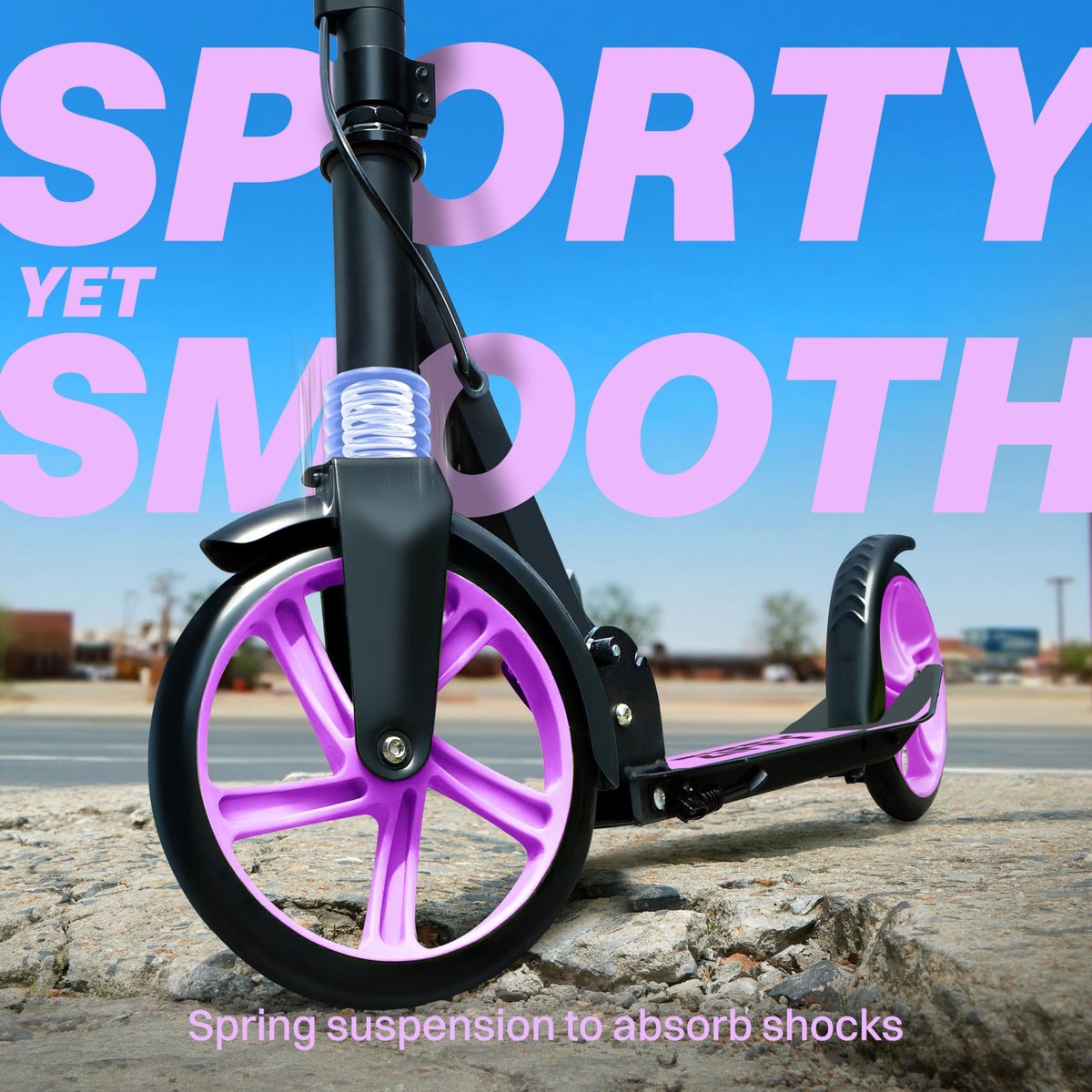 SnelShoppen - Kick Scooter voor Kinderen 6-12 jaar, Verstelbare Hoogte, Opvouwbaar, Veilig en Soepel Rijden, Ideaal voor Jongens en Meisjes, Outdoor P Step kopen online