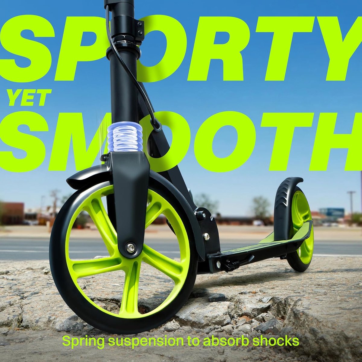 SnelShoppen - Kick Scooter voor Kinderen 6-12 Jaar, Verstelbare Hoogte, Vouwbaar, Veilig en Soepele Rit, Ideaal voor Buiten Spel en Schoolvervoer Step kopen online