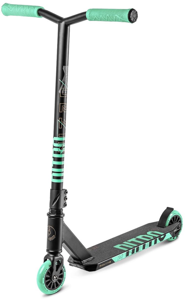 snelshoppen kinderstep movino freestyle step pro stunt scooter met abec 9 lagers acrobatiebestendig 100 mm wielen lichtgewicht aluminium 606