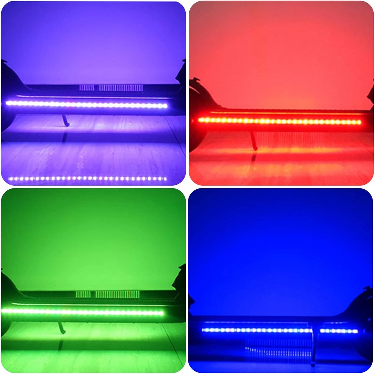 SnelShoppen - LED Strip Verlichting voor Elektrische Scooter - Waterdichte Vouwbare Veiligheidslamp voor Xiaomi M365 - Kleurrijke Decoratieve Verlicht Buitenspeelvoertuigaccessoire kopen online