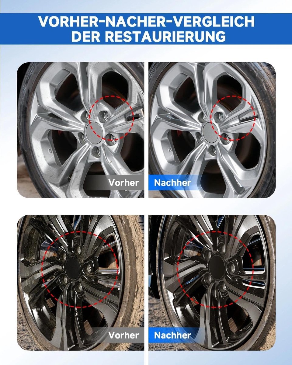 snelshoppen light ally verfpen grijs donkergrijs snel herstel van krassen en beschadigingen schokbestendige oppervlakte ideaal voor honda wielen