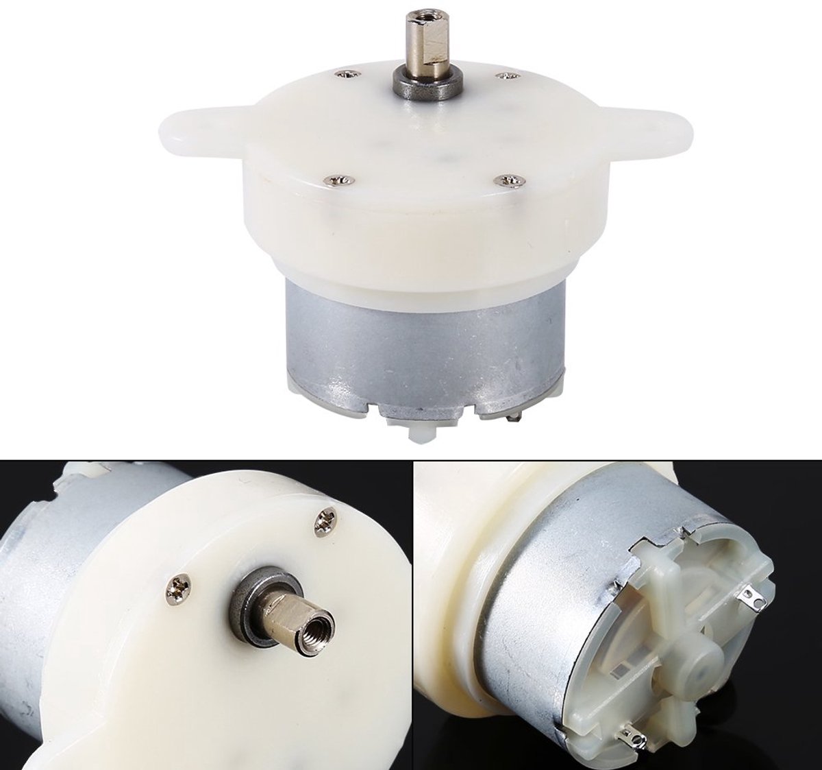 snelshoppen low speed dc motor mini micro stille hoge koppel 12v dc motor vertraagde elektrische motor gearbox 3rpm 4mm as diameter micromotor voor