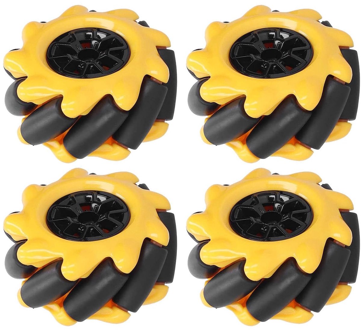 snelshoppen mecanum wielen slim onderdelen accessoires omnidirectionele mecanum wielen robotauto 8mm diy speelgoed componenten 48mm 2 paar