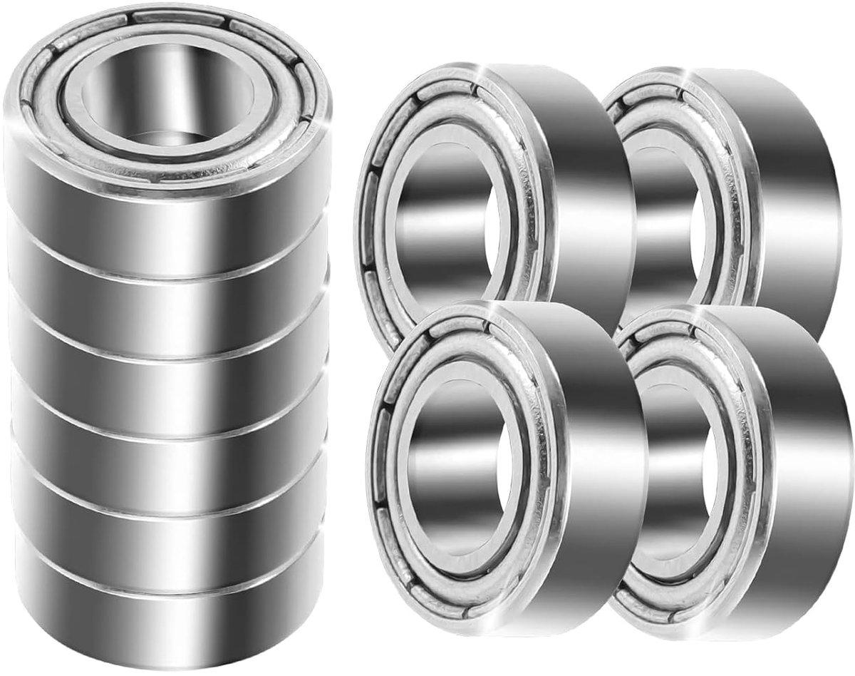 SnelShoppen - Miniatuur Dubbel Afgeschermde Groefkogellagers 10x22x6mm - 10 Stuks 6900ZZ met Rubber Seal voor Skateboards en Inline Skaten Wargamepakket kopen online