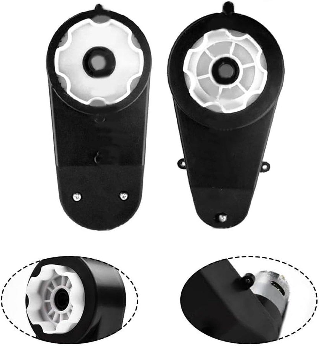 snelshoppen motor gearbox versnellingsbak met metalen tandwielen voor 6v 12v rs550 390 inclusief motor kabel set duurzaam en betrouwbaar