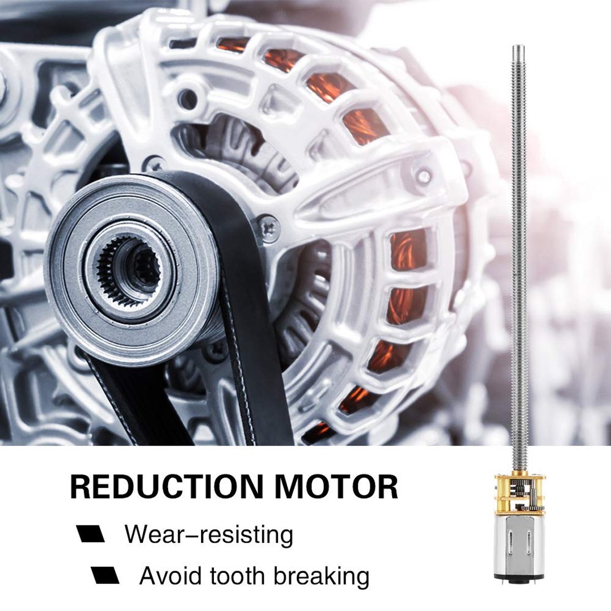 SnelShoppen - N20 Snelheidsverminderingsmotor voor RC Voertuig 6V 30RPM Metaal Micro Elektrische Motor met Lange Outputas M4 X 100mm Geschikt voor Min Speelgoedaccuvoertuig kopen online