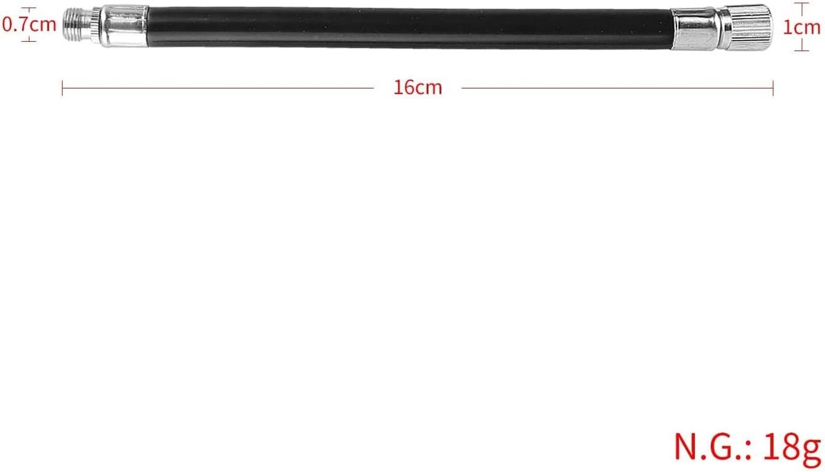 SnelShoppen - Opblaasbare Ventieladapter voor Xiaomi M365 Pro Pro2 1S Max G30 Elektrische Scooter en Fietsen - Flexibele Verlenging voor Banden met In Buitenspeelvoertuigaccessoire kopen online