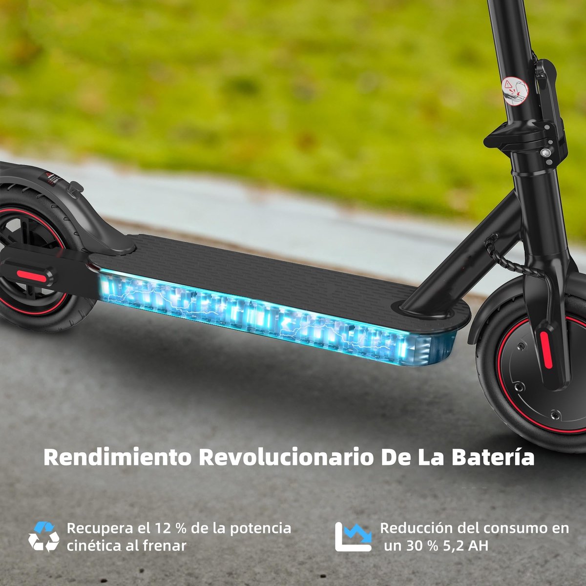 SnelShoppen - Opvouwbare Elektrische Step 8,5 Inch voor Jongeren en Volwassenen, 350W Motor, Bereik 30 km, Max. 25 km/u, Belasting 100 kg, Dubbele Rem Step kopen online