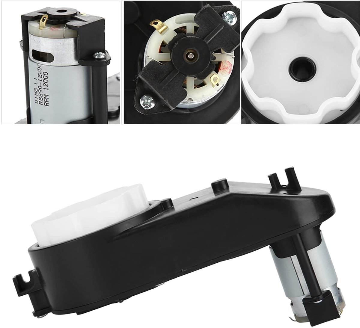 SnelShoppen - Rs390 Elektrische Motor Versnellingsbak 6V/12V 12000-20000 RPM - Kinderen Auto Versnellingsbak - Laag Geluidsniveau - Slijtvast Speelgoe Speelgoedaccuvoertuig kopen online