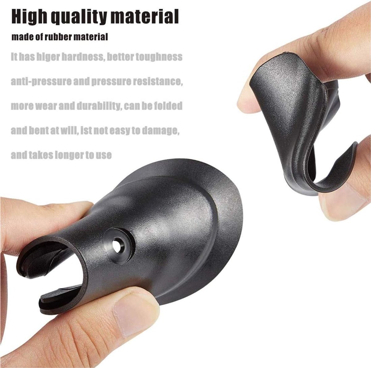SnelShoppen - Scooter Fender Voor en Achter Fish Tail Spatbescherming Fender Bevestigingsaccessoires voor Elektrische Scooter - Hoogwaardige Rubber - Buitenspeelvoertuigaccessoire kopen online
