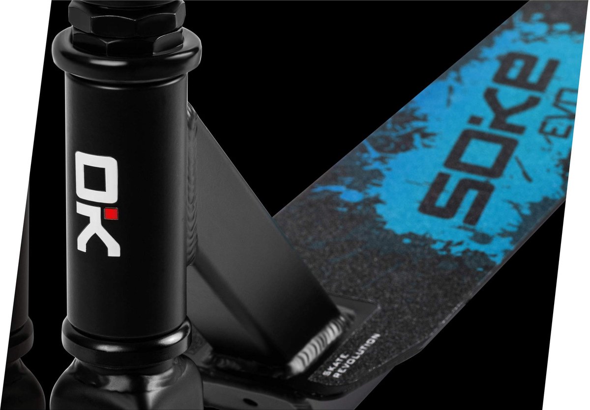 SnelShoppen - SOKE Evo Stunt Scooter voor Extreme Skateparken, ABEC-9 Koolstoflagers van Verchroomd Staal, PU-wielen 88A, Y-Bar Stuur met TPR-Handgrep Step kopen online