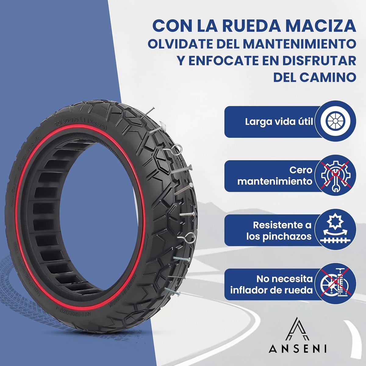 snelshoppen solid wheel 11 70 60 7 5 tyres 11x2 75 voor segway ninebot zt3 zt3 pro zt3 proe scooter off road grip voor voor en achterwiele