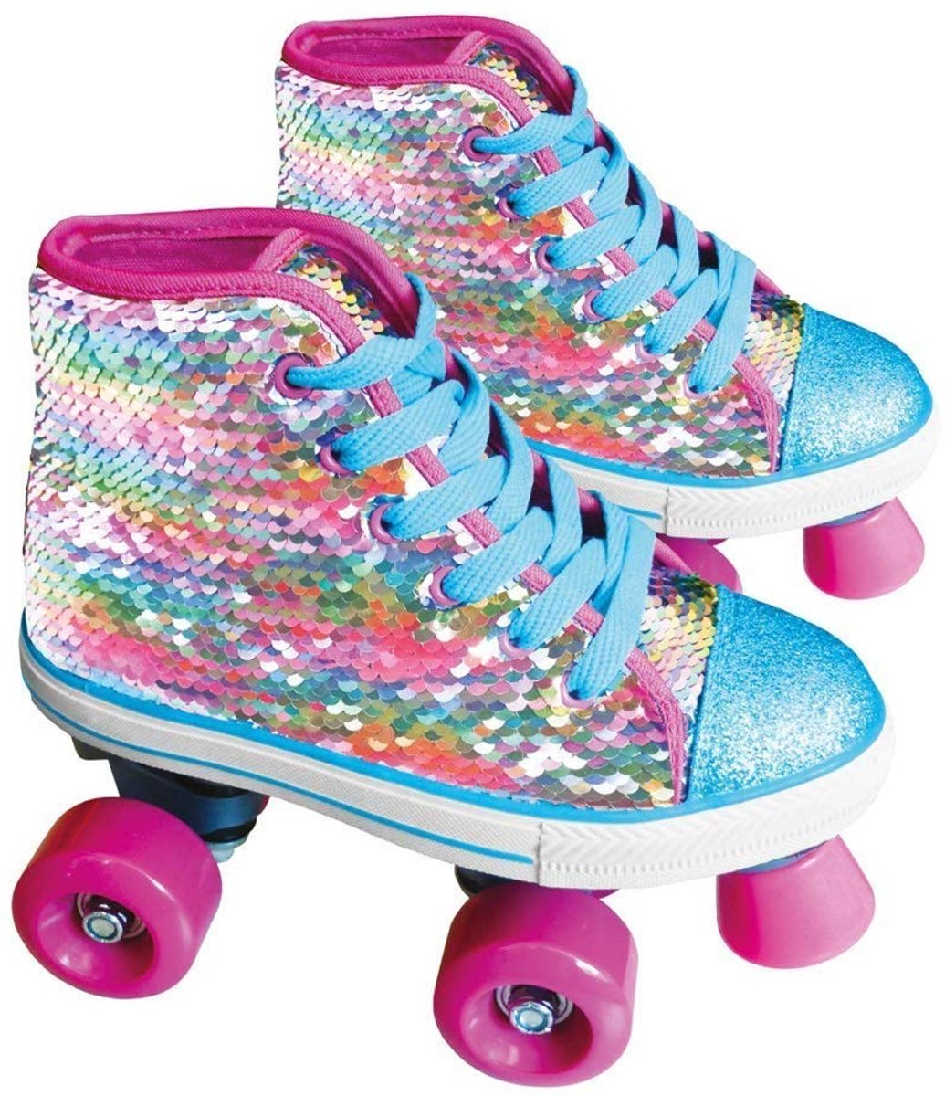snelshoppen sport one girabrilla rolschaatsen voor meisjes makkelijk te gebruiken maat 33 34 meerkleurig ideaal voor buiten spelen feestjes sp