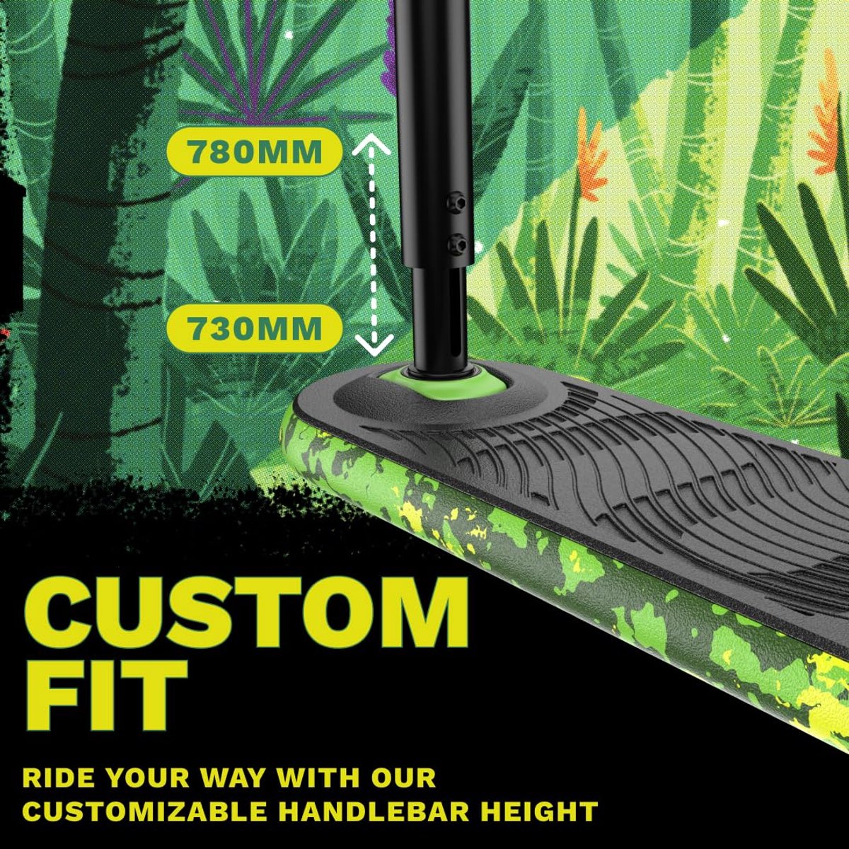 SnelShoppen - Stuntstep The Indo Trick Scooter V2 Green Mamba voor Tieners, Kinderen en Volwassenen - Ideaal voor Buiten en Binnen, Perfect voor Pro T Step kopen online