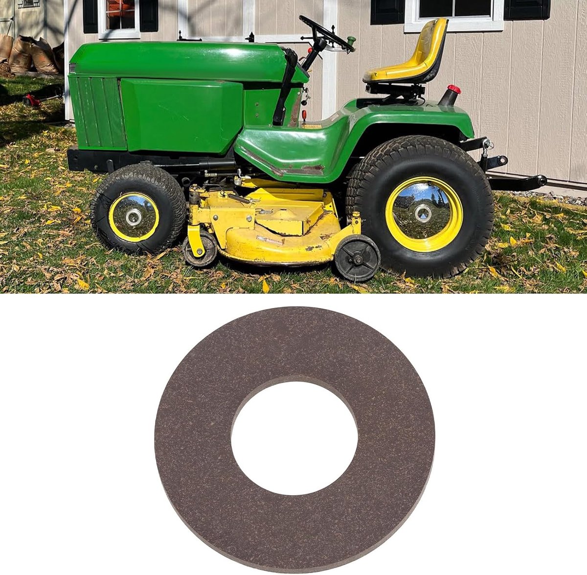 snelshoppen tractoren gasklep wrijving disc jds929 compatibel met john deere m1860t 320 330 23x51x3mm rubber kurk slijtvast hittebestendig