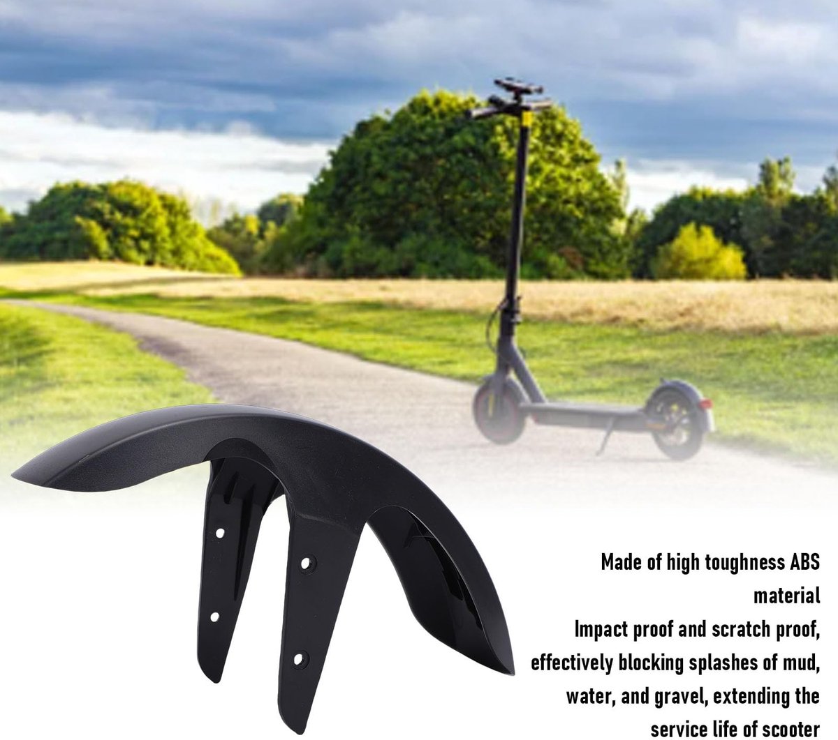 SnelShoppen - Vervangend Spatbord voor Elektrische Step - Lichtgewicht en Hoge Sterkte - Geschikt voor Elektrische Scooter 5 Pro - Duurzaam ABS-Materi Buitenspeelvoertuigaccessoire kopen online