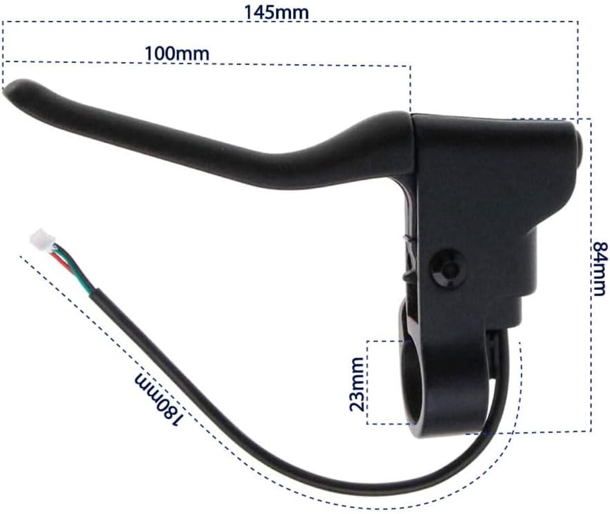 SnelShoppen - Vervangende Remhendel voor Elektrische Scooter - Compatibel met M365 Pro 1S Essential Pro2 - Duurzaam en Sterk - Ideaal voor Veiligheid Buitenspeelvoertuigaccessoire kopen online