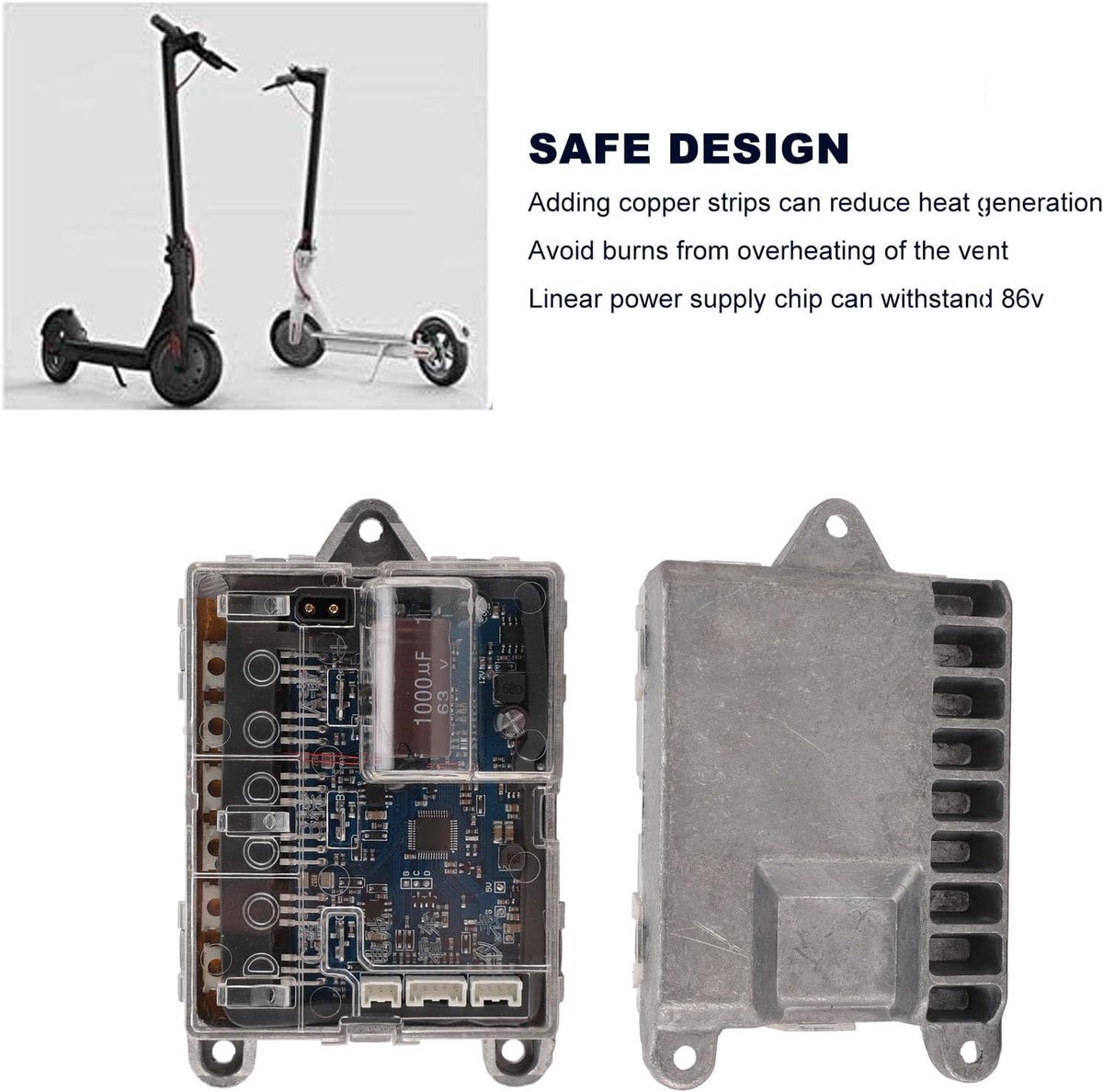 snelshoppen vervangingscontroller v3 0 voor elektrische scooter moederbord esc switchboard compatibel met xiaomi m365 pro pro 2 upgrade firmware