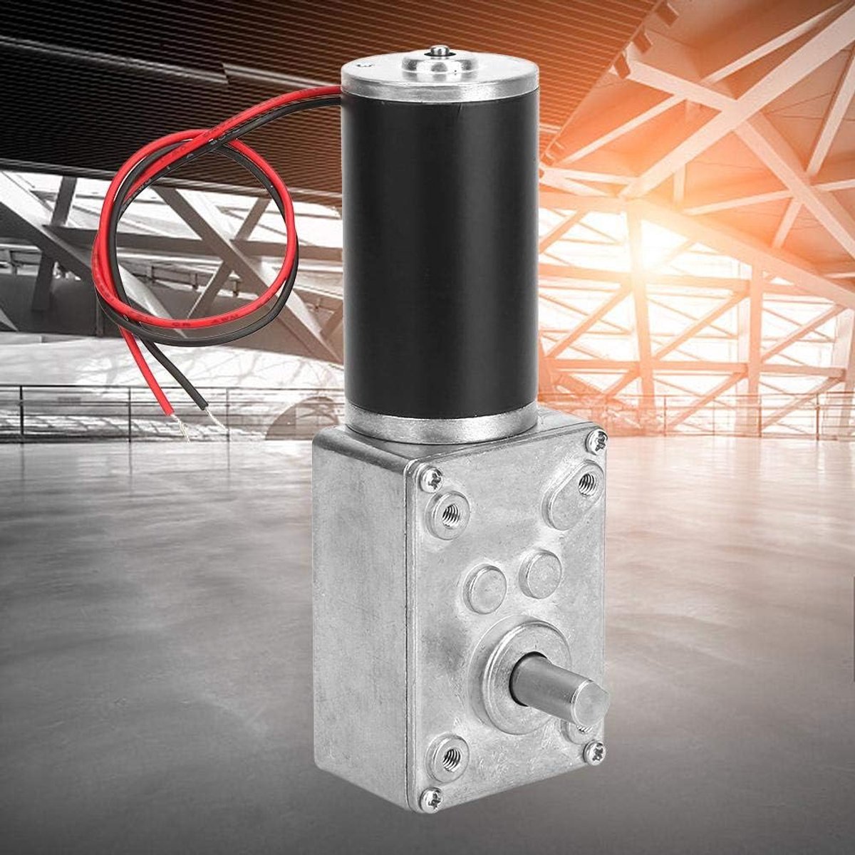 snelshoppen worm gear motor 12v 10rpm hoog koppel snelheidsreductie elektrische motor met 8mm as duurzaam robuust ideaal voor diy projecten en