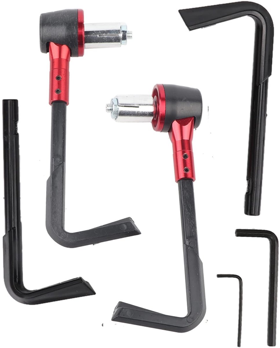 solidchoice cnc geanodiseerde motorremprotectors in rood