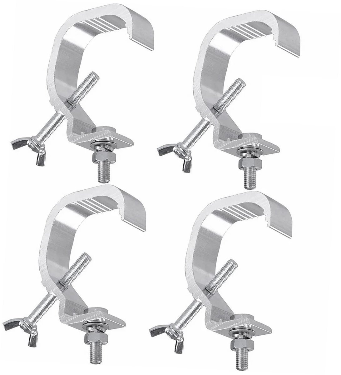 Solidchoice - Heavy Duty Stage Light Clamp Set van 4 Stuks Skateonderdeel kopen online
