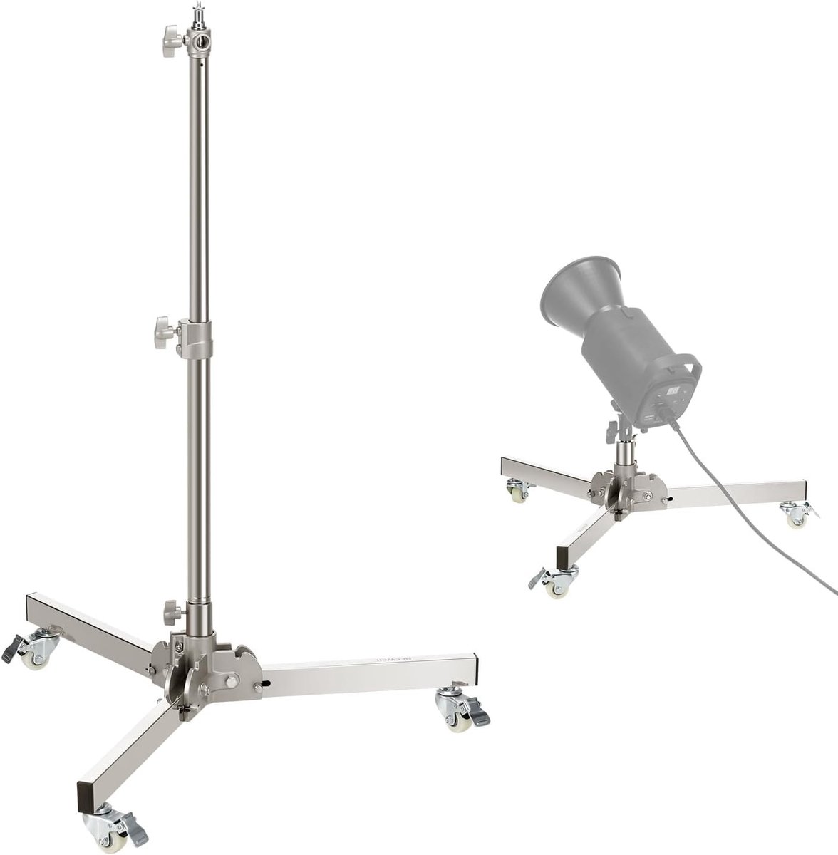 Solidchoice - Hoogwaardige Lichtstandaard met Wielen Skateonderdeel kopen online