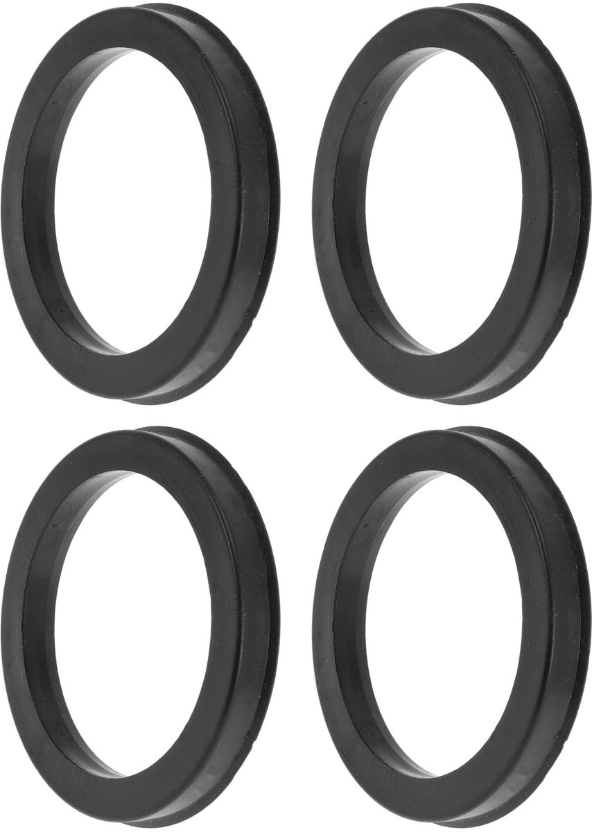 solidchoice hub centric ringen voor auto wielen van polycarbonaat 4 stuks