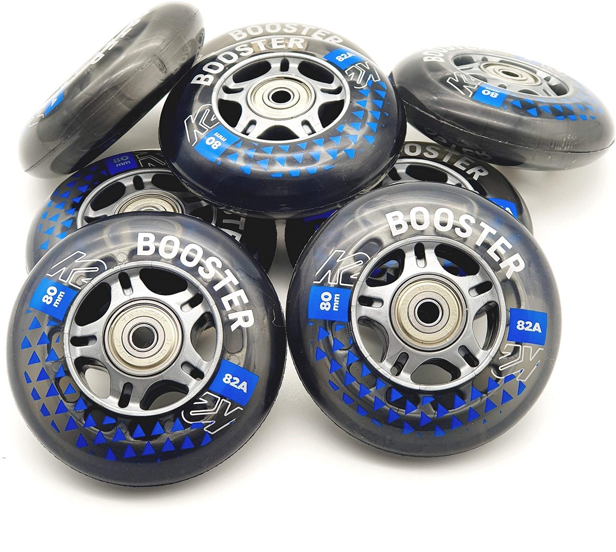 Solidchoice - K2 Booster Skate Wielen Set van 8 Stuks 80 mm/82A Skateonderdeel kopen online