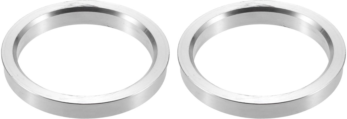solidchoice set van 2 aluminium middenringen voor auto wielen
