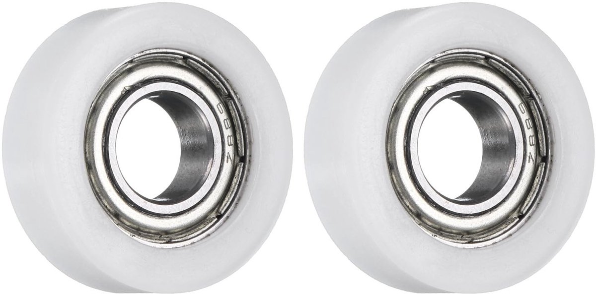 solidchoice set van 2 dubbel beschermde kogellagers voor meubelaccessoires